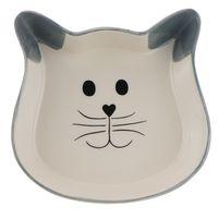 Trixie Cat Face Ceramic Bowl - 0.25 litre