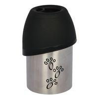 trixie steel travel bottle and bowl 075 litre