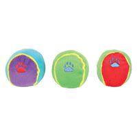 trixie colourful toy balls 3 balls 6cm diameter each