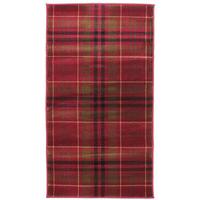 traditional red tartan rug glen kilry 200x290