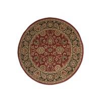 traditional red beige large circle rugs ziegler 150cm 4ft11 diameter