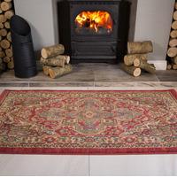 Traditional Red Beige Persian Style High Quality Rugs