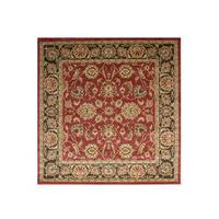 Traditional Red Beige Large Square Rugs Ziegler 160cmx160cm (5\'3\