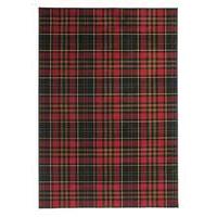 Traditional Tartan Design Rug