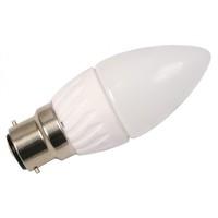 trillion 6w led candle opal bc 2700k s8069