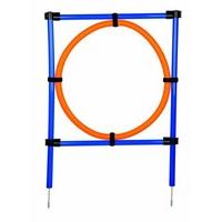 trixie dog activity agility ring 115 3 cm 65 cm orange blue
