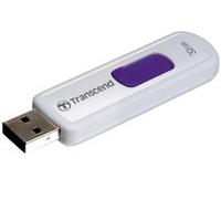Transcend Jetflash 530 32gb Usb 2.0 Flash Drive (white/purple)