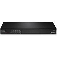 TRENDnet 24-Port 10/100 Mbps 400 Watt AV PoE+ Switch with 2 x Shared Gigabit and SFP Slots