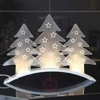 Translucent decorative light Plexi Trees, LEDs