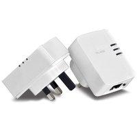 TRENDnet 500 Mbps Compact Powerline AV Kit - Twin Pack