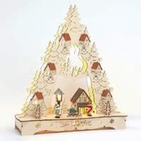 Triangular LED candle arch Winter Village