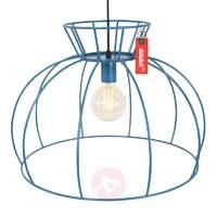 Trendy Crinoline hanging light, blue