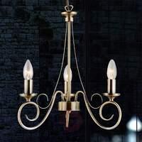 truncatus 3 lamp ant brass pendant lamp