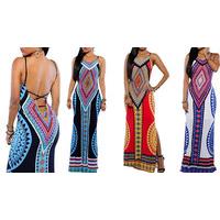 tribal print dress 3 colours