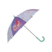 Trolls movie Poppy character rainbow print bubble style kids umbrella - Multicolour