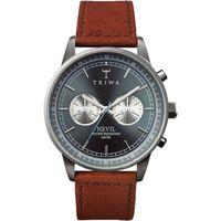 TRIWA Men\'s Gunmetal Chronograph Watch