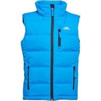 trespass boys task padded gilet vest ultramarine