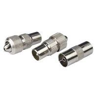 Tristar Coaxial Connecting Kit Pack of 3
