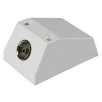 Tristar White Coaxial Aerial Outlet