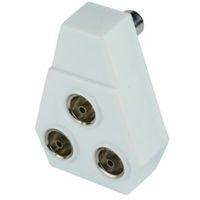 tristar 3 way coaxial aerial splitter