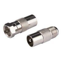 Tristar Coax/F Plug Pack of 2