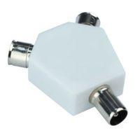 Tristar 2 Way Coaxial Aerial Splitter