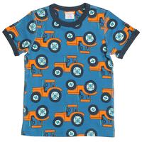 Tractor Print Kids T-shirt - Turquoise quality kids boys girls