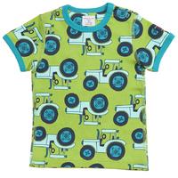 Tractor Print Baby T-shirt - Green quality kids boys girls