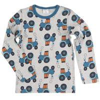 Tractor Print Kids Top - Grey quality kids boys girls