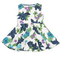 Tropical Summer Baby Dress - White quality kids boys girls