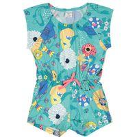 Tropical Baby Playsuit - Turquoise quality kids boys girls