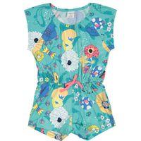 tropical baby playsuit turquoise quality kids boys girls