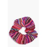 tribal print scrunchie multi