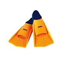 training fin neon orange and navy