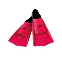 training fins neon pink and black