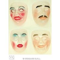 Transparent Face Mask New Years Party Masks Eyemasks & Disguises For Masquerade