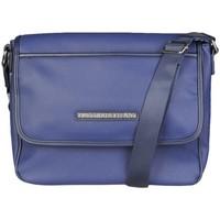 Trussardi 71B991T_BLU men\'s Shoulder Bag in blue