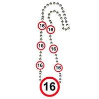 Traffic Sign 16th Necklace