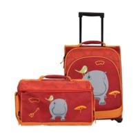 travelite youngster childrens trolley case 43 cm hippo