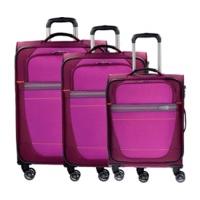 Travelite Meteor Spinner-Set 55/66/77 cm berry