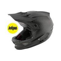 Troy Lee Designs D3 Carbon MIPS Midnight Full Face Helmet | Black - L