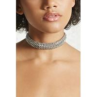 triple curb chain choker