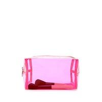 Transparent Neon Makeup Bag