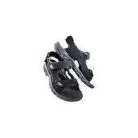 Trekking Sandals with Hook and Eye fastening, black in various sizes
