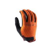 troy lee designs sprint full finger glove orange s