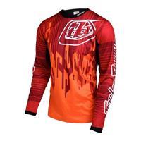 troy lee sprint mtb jersey 2017 code orange xlarge