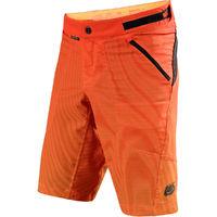 Troy Lee Designs Skyline Dissolve Orange Shell Shorts Baggy Cycling Shorts