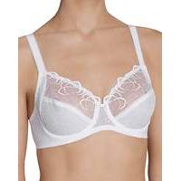 triumph flower passione wired white bra