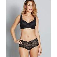 triumph amourette half padded black bra