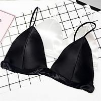 Triangle Cup Bras, Double Strap Wireless Modal